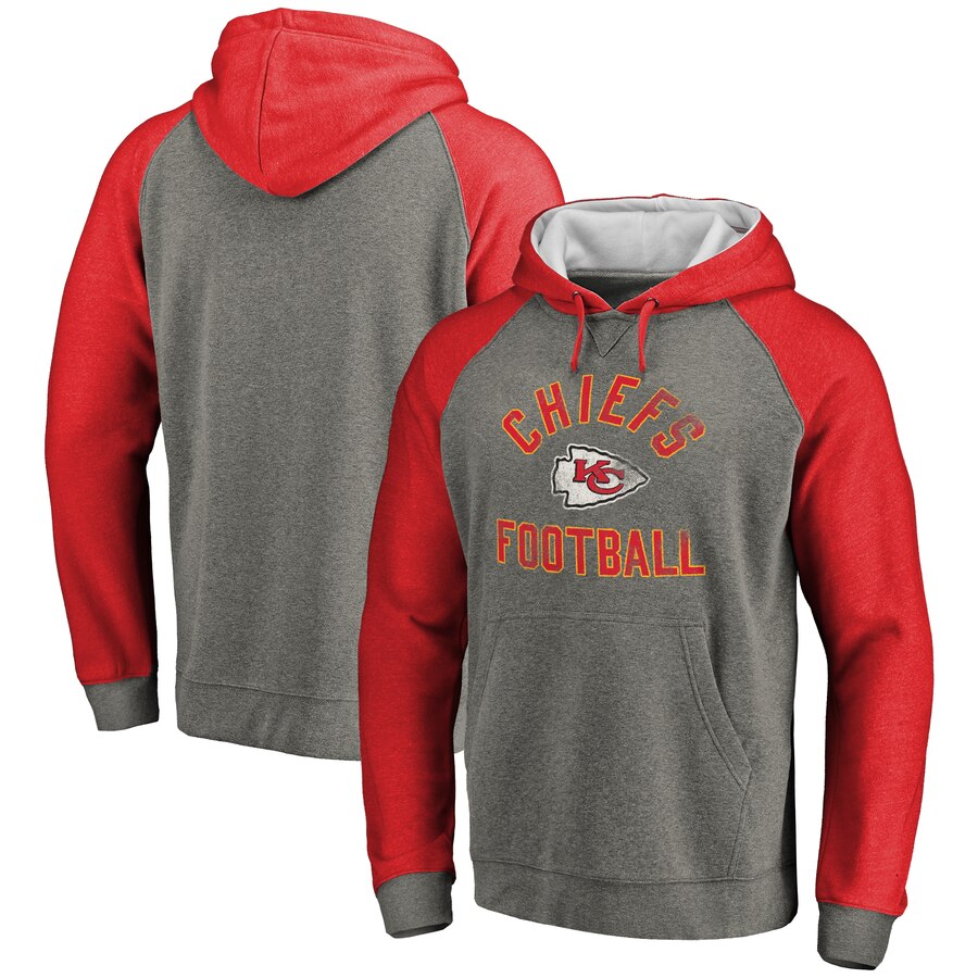 Men Kansas City Chiefs NFL Pro Line Comfort TriBlend Pullover Hoodie Red->kansas city chiefs->NFL Jersey